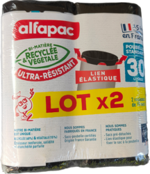 Coulissac Lien élastique Lot de 2 30L 