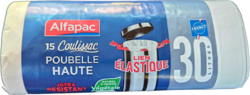 Alfapac Coulissac Poubelle haute Lien élastique 30L thumbs 250px