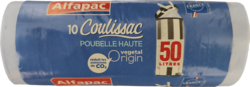 Lien coulissant Poubelle haute 50L Rouleau avec emballage