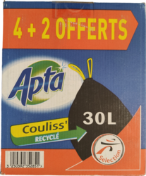 Lien coulissant Couliss' Pack de 4 rouleaux + 2 offerts 30L 