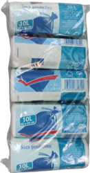 Lien classique pack de 5 rouleaux 10L Pack vue avant