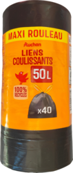 Auchan Lien coulissant Maxi rouleau  50L thumbs 250px