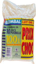 Lien classique lot de 2 rouleaux 100L 