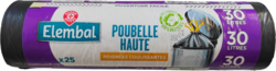 Lien coulissant Poubelle haute 30L 