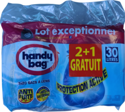 Handy bag Lien classique Protection active pack de 3 rouleaux 30L thumbs 250px