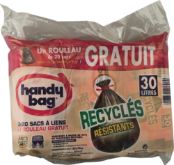 Lien classique Recyclé lot de 3 rouleaux dont 1 offert 30L Pack vue arrière