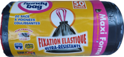 Handy bag Lien coulissant Fixation élastique Maxi format 50L thumbs 250px