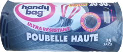 Handy bag Lien coulissant Ultra résistant Ultra protection Poubelle haute 30L thumbs 250px