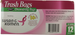 Lien coulissant Susan G. Komen 30Gal Pack vue arrière